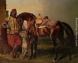 Famous African Paintings - African Groom Holding
